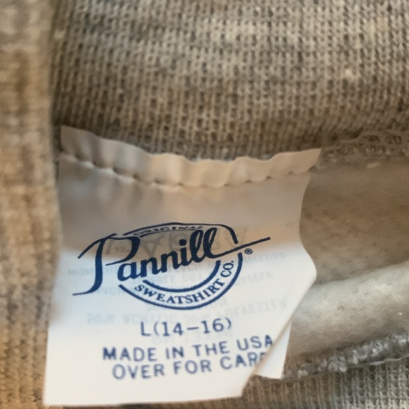 2 FOR $11 Large Kids plain grey crew neck sweatshirts - Picture 3 of 4